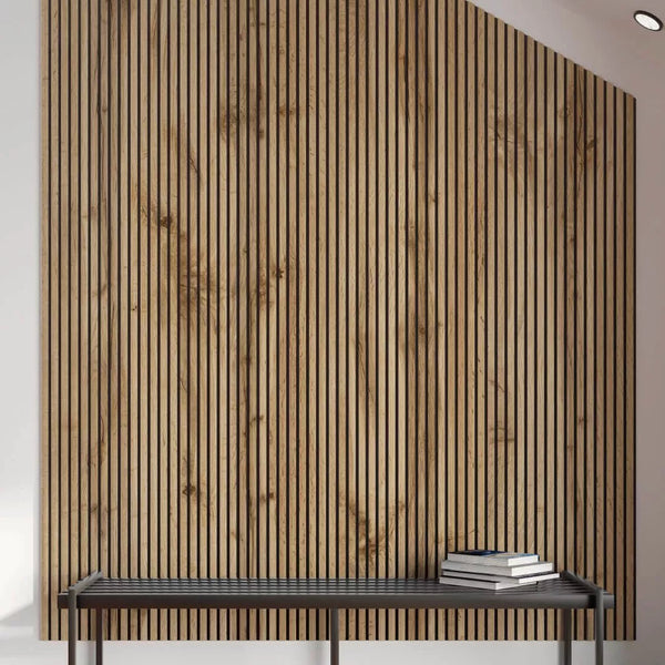 Prémium Akusztikus Falpanel - Pecan